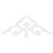 Ekena Millwork Pitch Whitman Architectural Grade PVC Gable Pediment, 72"W x 27"H x 1"P (9/12) GPP072X027X100WHI - alternate 5